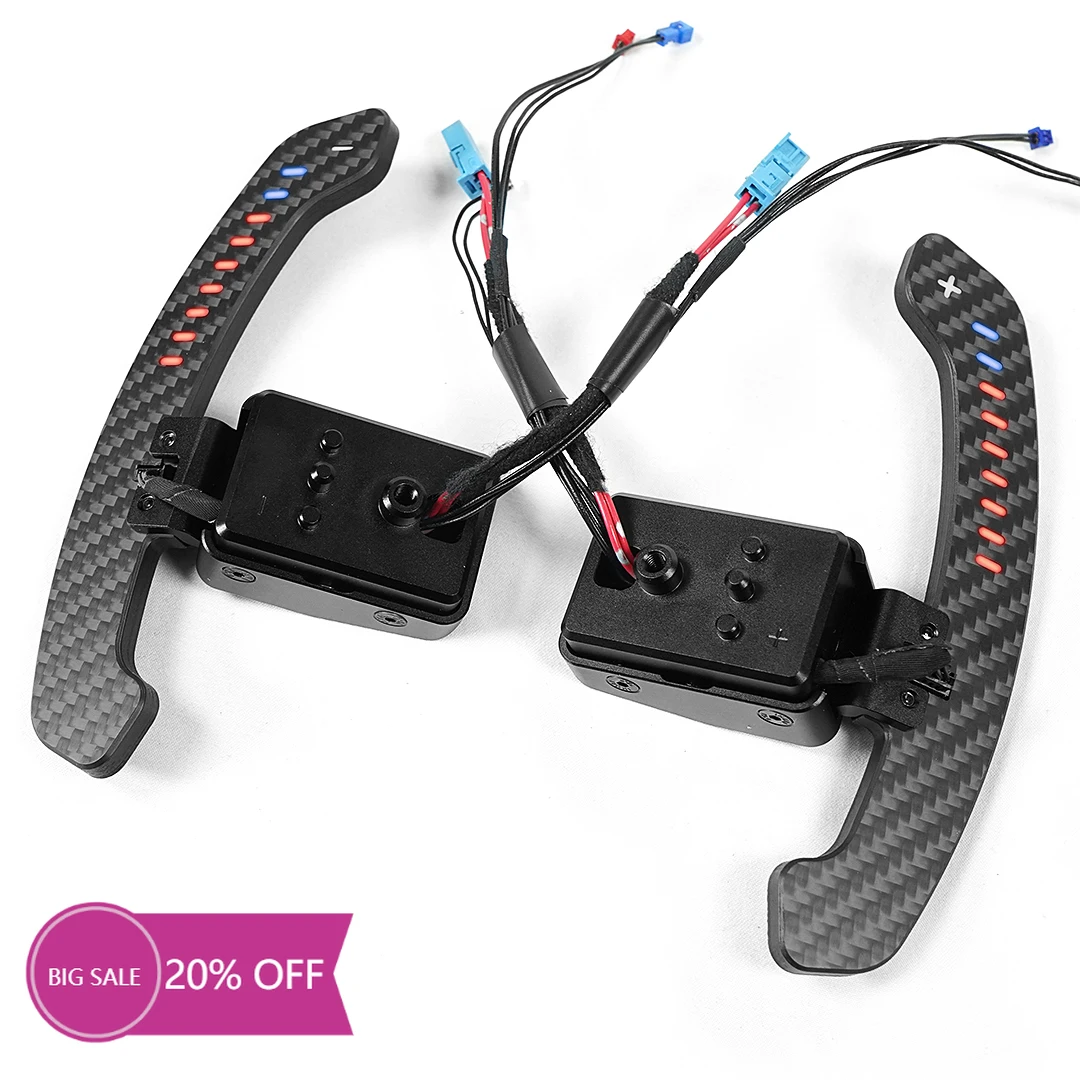 

Steering Wheel Shift Paddles Replacement Extended Shift Paddles Extension for BMW F M\/X X1\/2\/3\/4\/5\/6 Series Dry Carbon Fib
