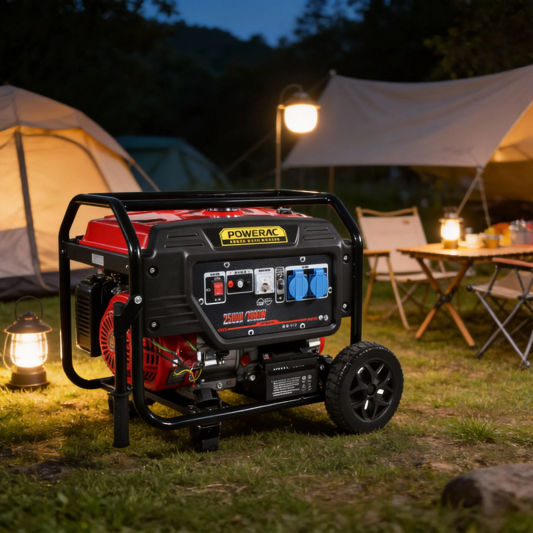 H8 4-Stroke Auto Start 50/60Hz 2.8KW High Output with Durable Engine Portable  Generator Set for Home Use 220V