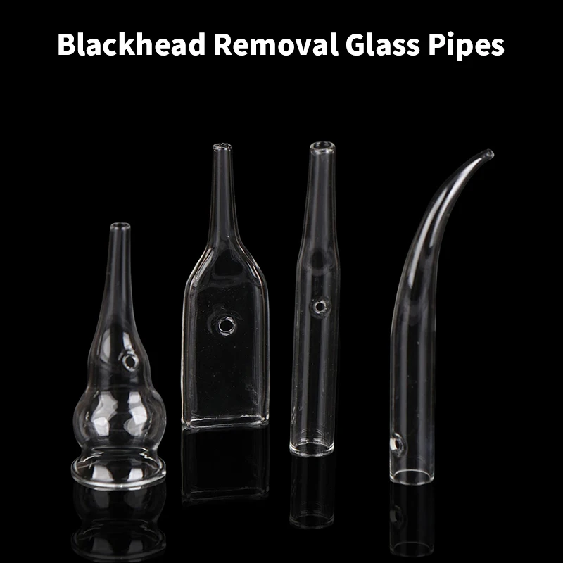 4Style Blackhead Removal Glass Pipes Face Pore Cleanser Beauty Machine Vacuum Suction Facial Care Accessories Skin Care Supply