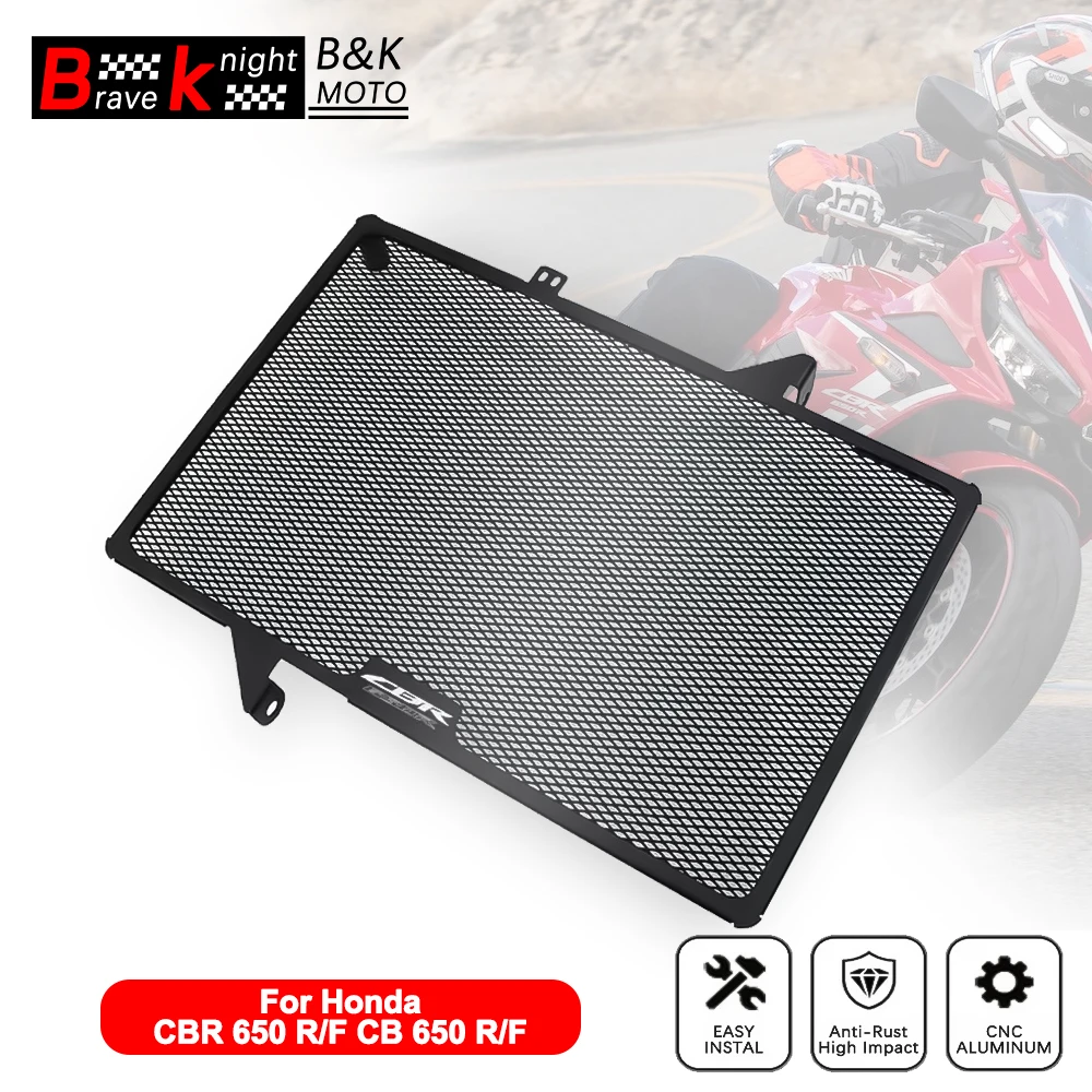 Para Honda CBR650R CB650R CBR650F CB650F 14-23 cubierta de rejilla de radiador de motocicleta protección anticorrosión de acero inoxidable