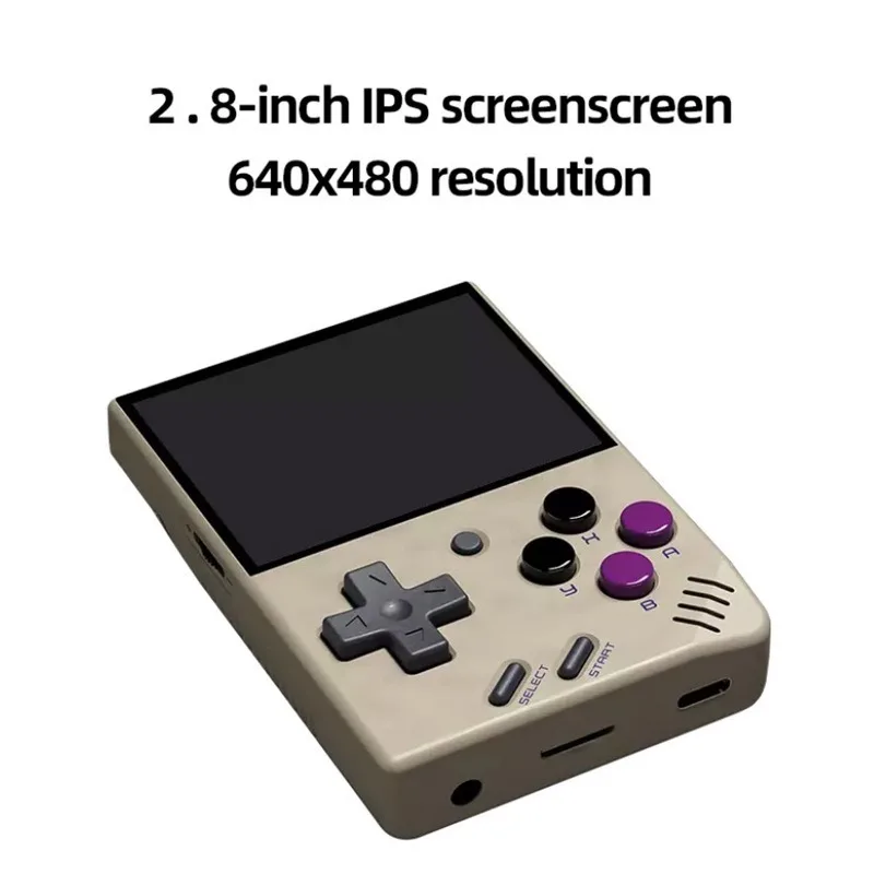 Miyoo Mini V4 Handheld Game Console Retroarch 2.8-inch IPS Screen 1900mAh Lithium Battery Open Source Linux OS Retro Gaming Mach