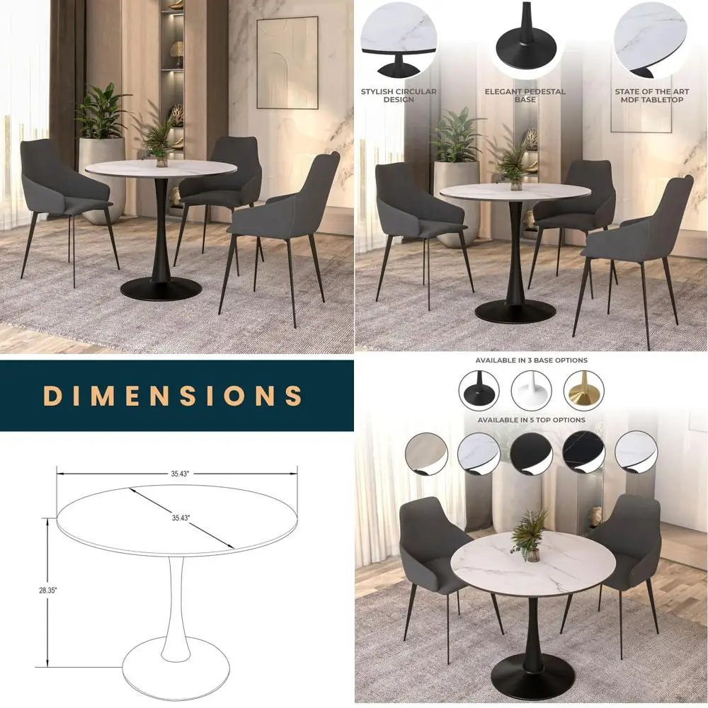 

35-обеденный обеденный стол из черного железа с мраморной столешницей в стиле век для кухни и столовой