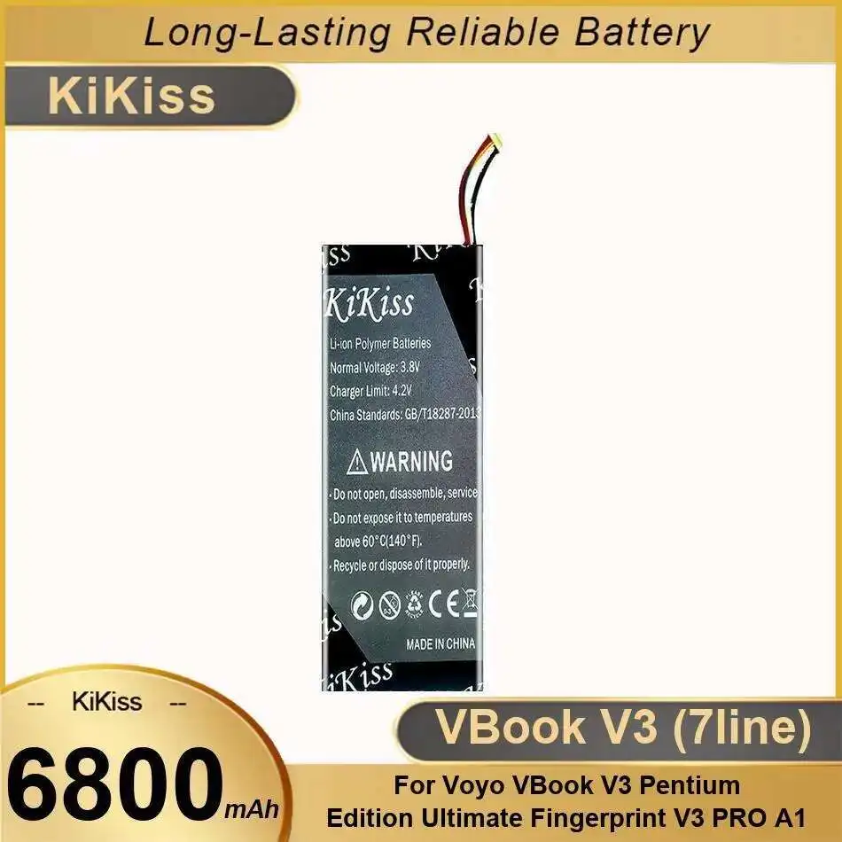 

6800Mah Tablet Battery For Voyo Vbook V3 Pentium Edition Ultimate Fingerprint Pro A1 7Line Reliable Power High-Capacity