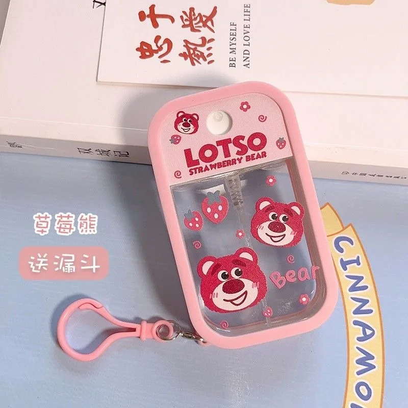 Schattige Lotso Linabell Disney Creatieve Cartoon Voor Mannen En Vrouwen Kleine Draagbare Outdoor Reizen Alcohol Spuitfles Vakantiegeschenk