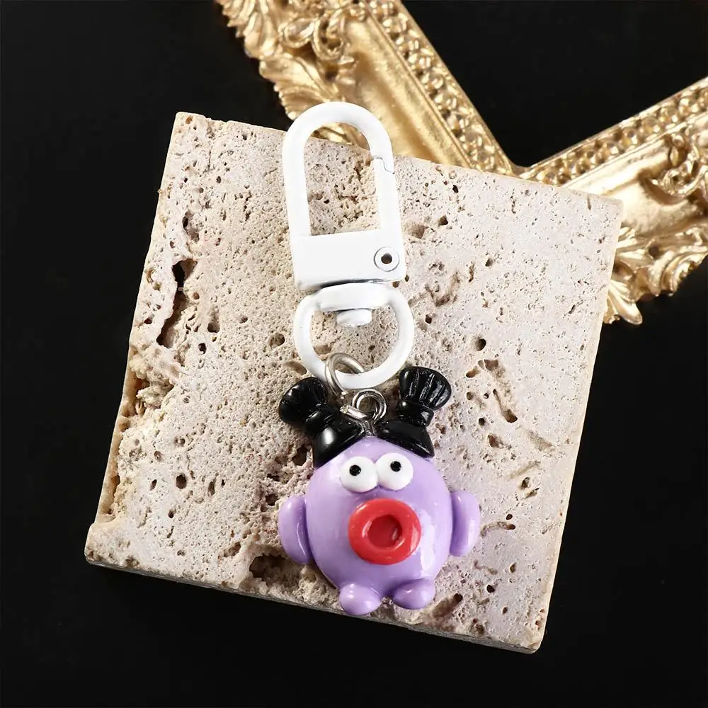 Sausage Mouth Pendant Cute Resin Cartoon Kawaii Fashion Backpack Decor Girls Earphone Case Bag Hanging