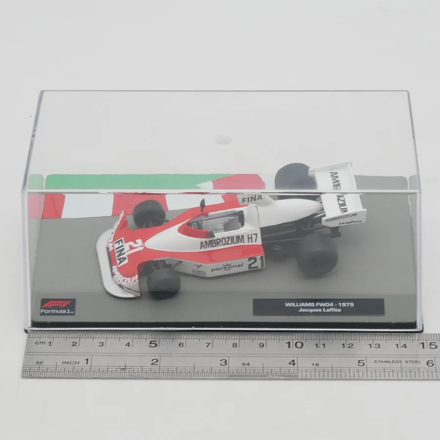 Ixoレーシングウイルサムダイキャストカーモデル、メタルおもちゃの車、クロードマフ、fw04 1975、1:43