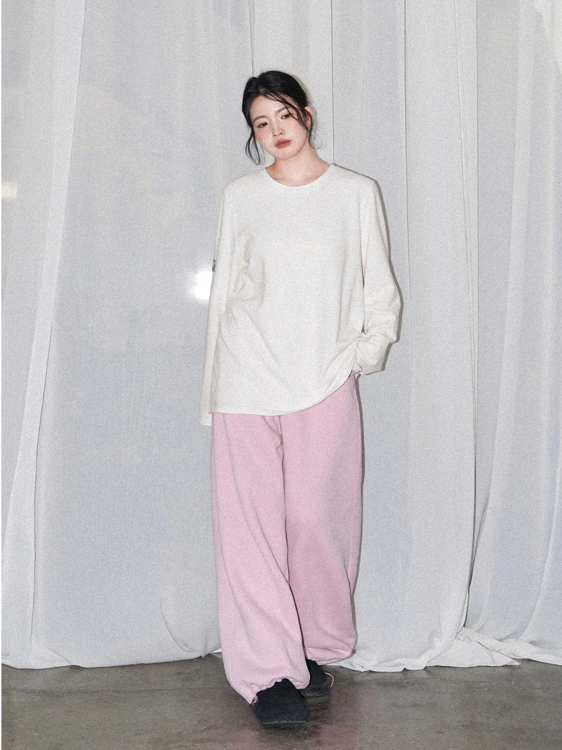 

Женский топ-ханьфу JINGU с вышивкой, круглым вырезом, свободного кроя, с уникальным дизайном этикетки и оригинальным узором