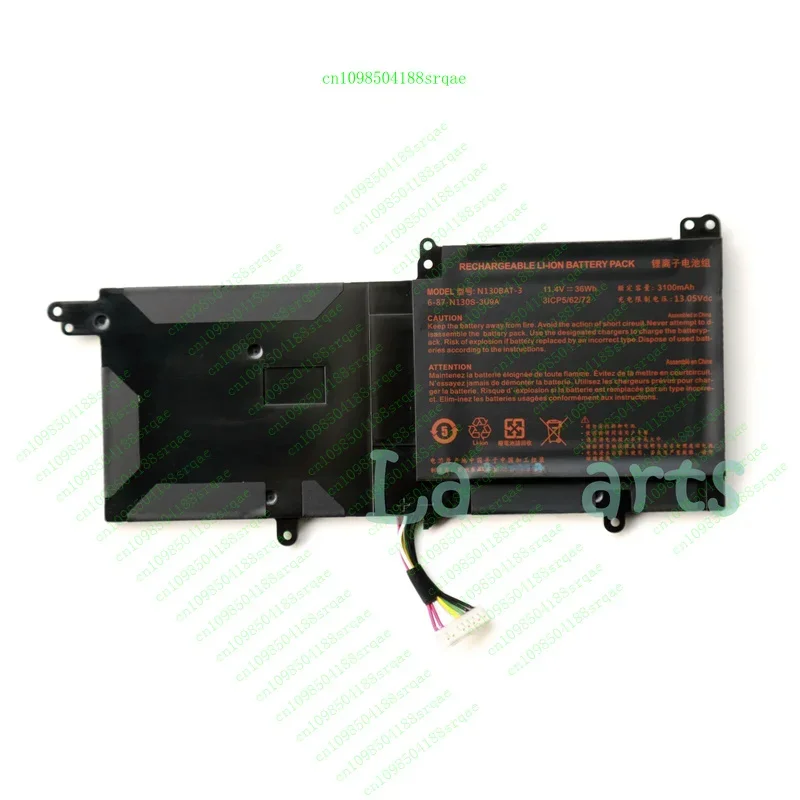 

New Original N130BAT-3 OEM Battery for Clevo N130BU N130WU N131BU Sager NP3130"% Test"