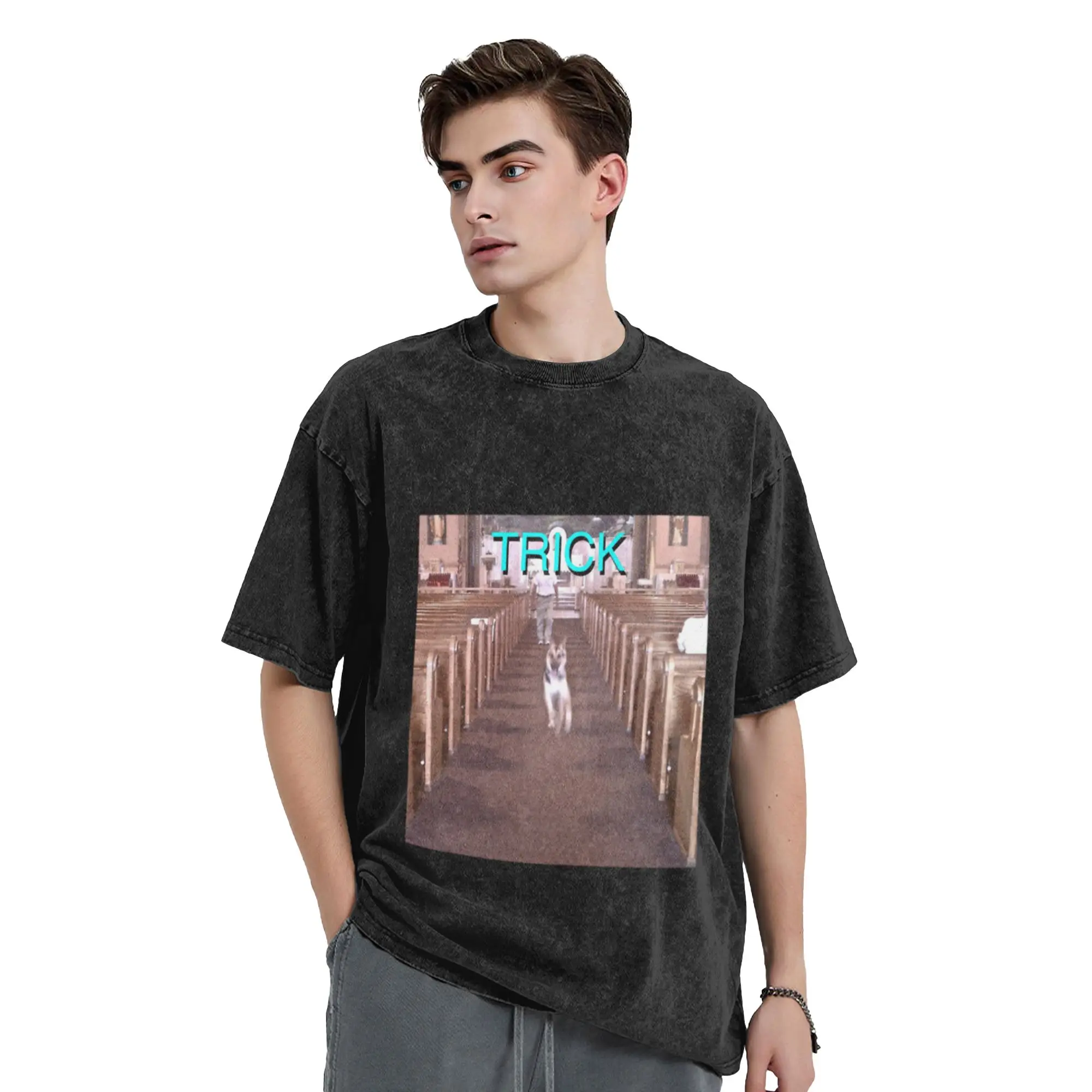 Alex G Trick Classic Cool A T-Shirt Oversized Short Sleeve Cotton Tees Tops