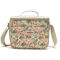 Lunch Box portatile per donna uomo cibo borsa termica impermeabile cibo durevole Picnic Lunch bag Organizer custodia isolata Bento Bag