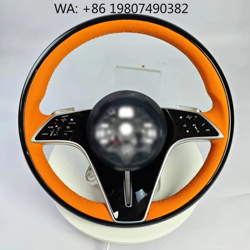 

High End Custom Leather Carbon Fiber Steering Wheel Premium Modified Upade Trim Fit S E C CLS GLA GLK GT W203 W205 W221