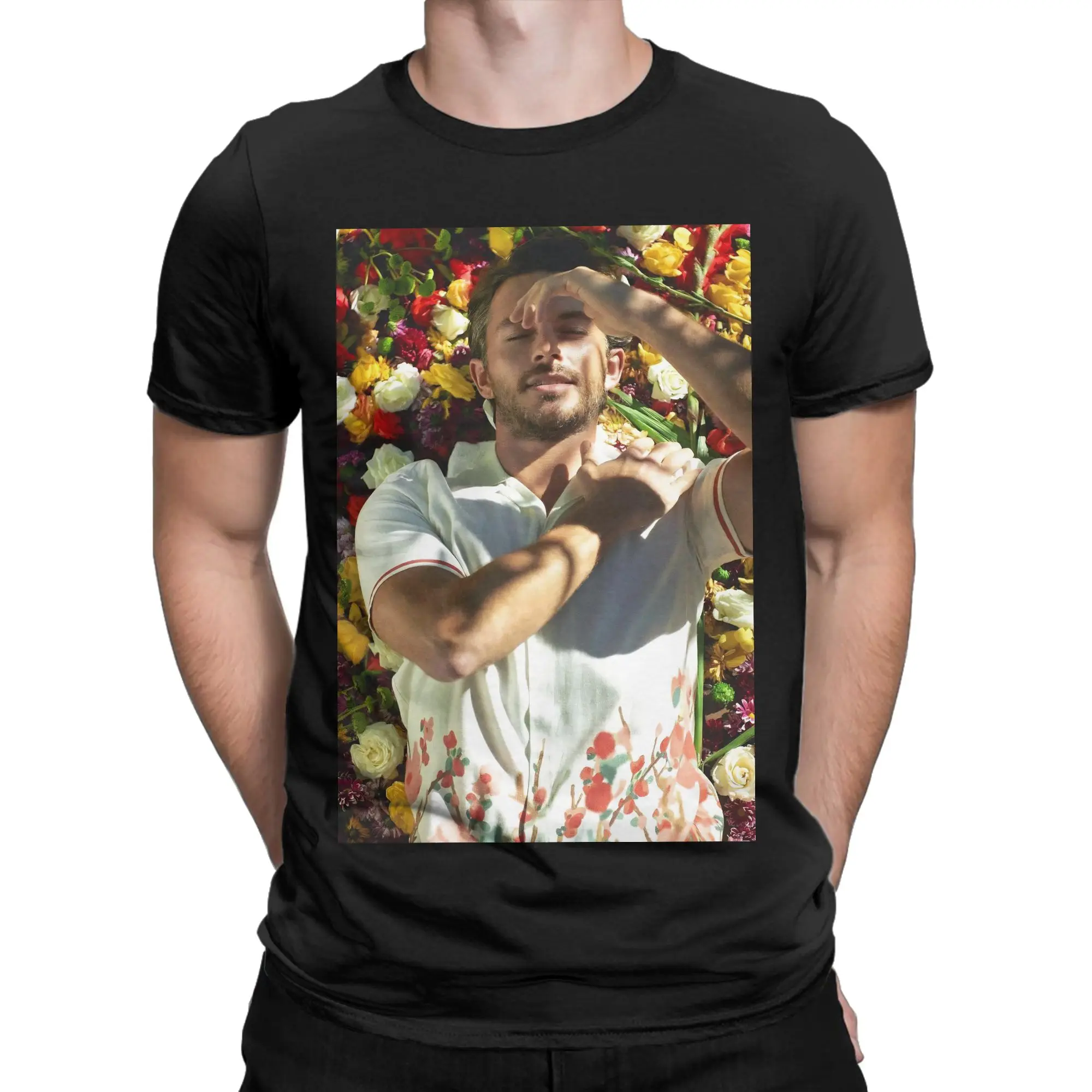 Jonathan Bailey Actor Men Women's T Shirt Comedy Vintage Tee Shirt Short Sleeve Round Collar T-Shirts Cotton Plus Size Clothes