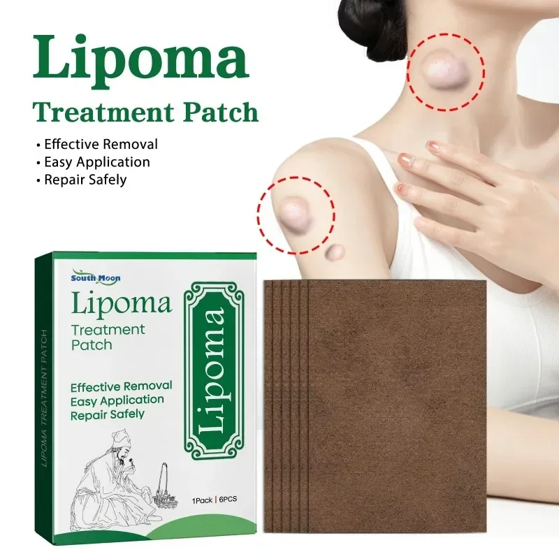 Sdatter 6pcs Treatment Lipoma Removal Patch Skin Swelling Anti-Tumor Cellulite Remove Plaster Lipolysis Fat Lump Body Hard Block