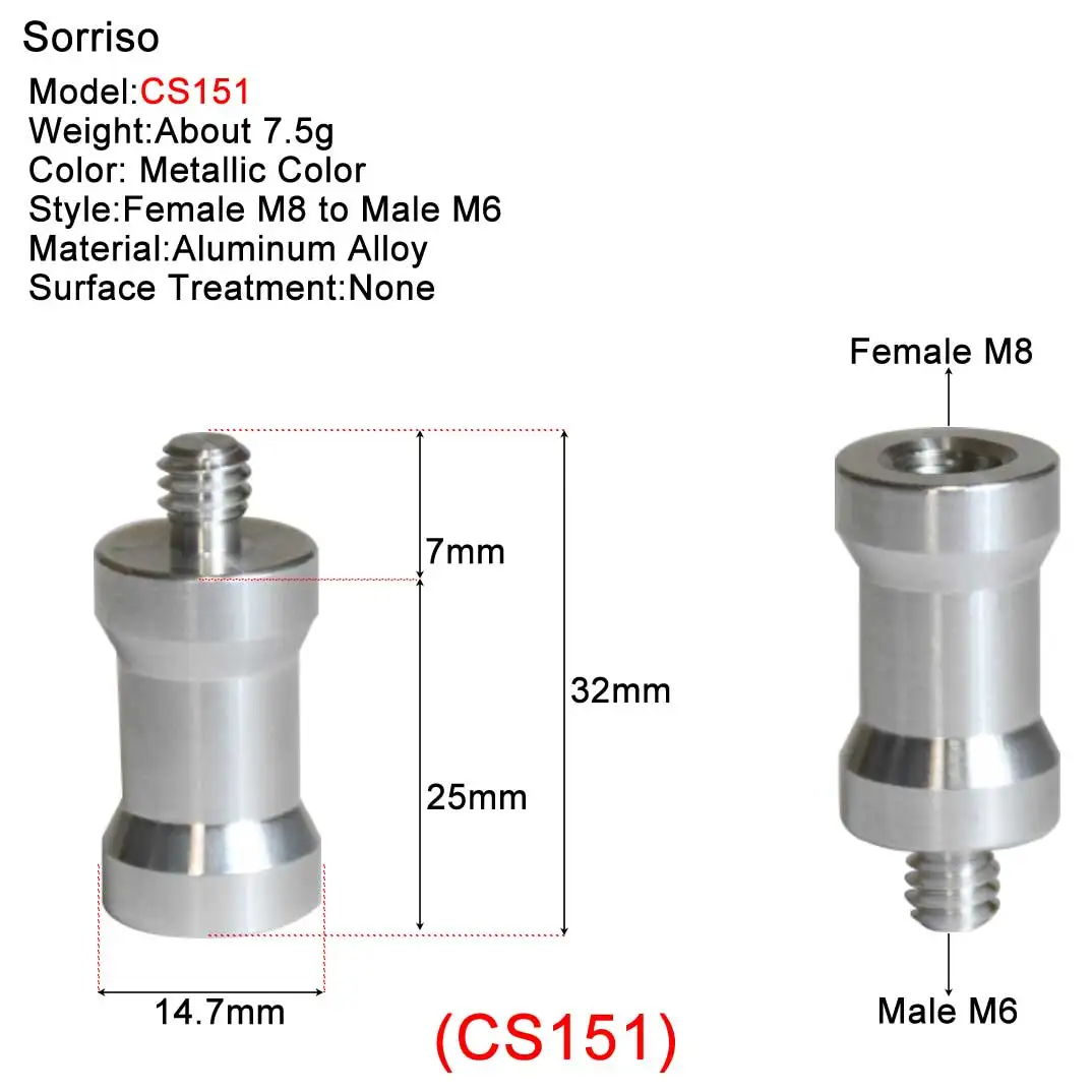 카메라 암수 변환 나사, Dslr 라이트 스탠드 삼각대용 고정 마운트 변환기, 1/4 인치, 3/8 인치, 20 스레드