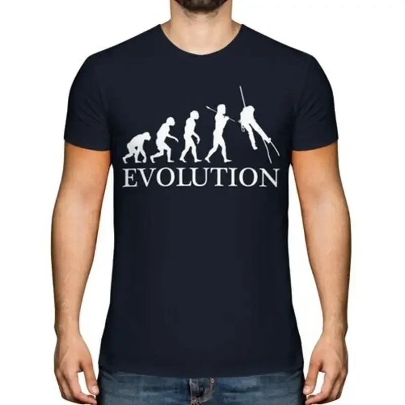 T-SHIRT CANYONEERING EVOLUTION pour hommes, cadeau, canyoning, abseiling