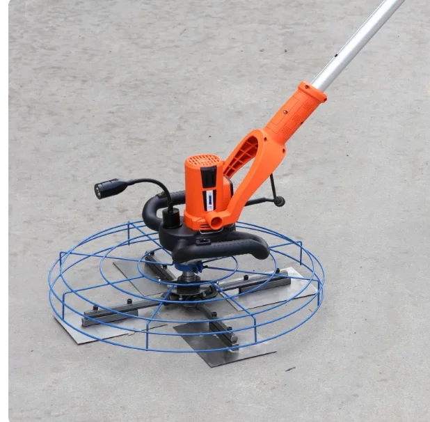 Concrete Floor Power Trowel, Cement Surface Sander Grinding Machine with Blade for Pavement Calendering