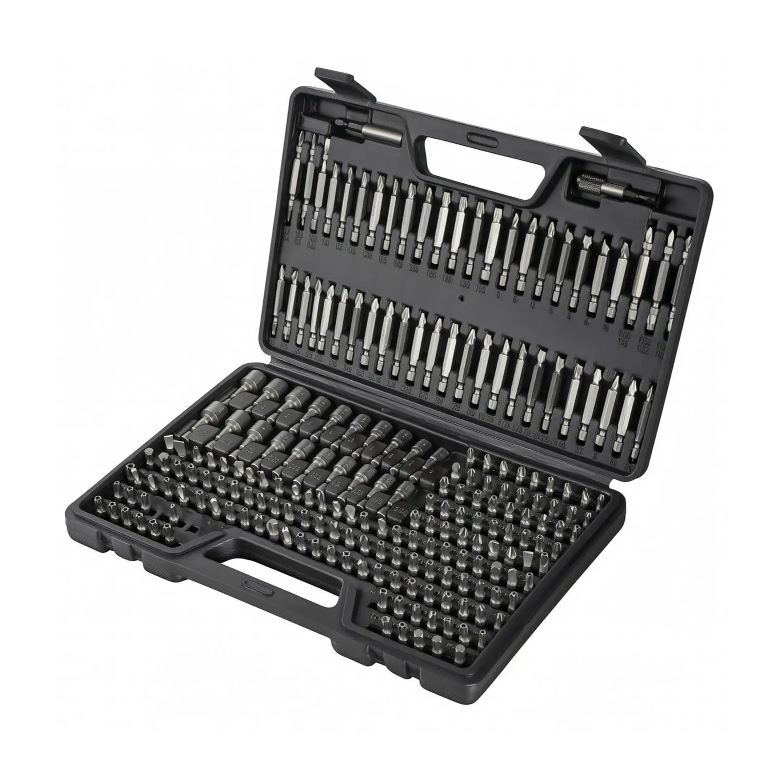 Multi Profile Electric Screwdriver Bits Set 214 Piece with Extension Holder for Universal Power Tool Use