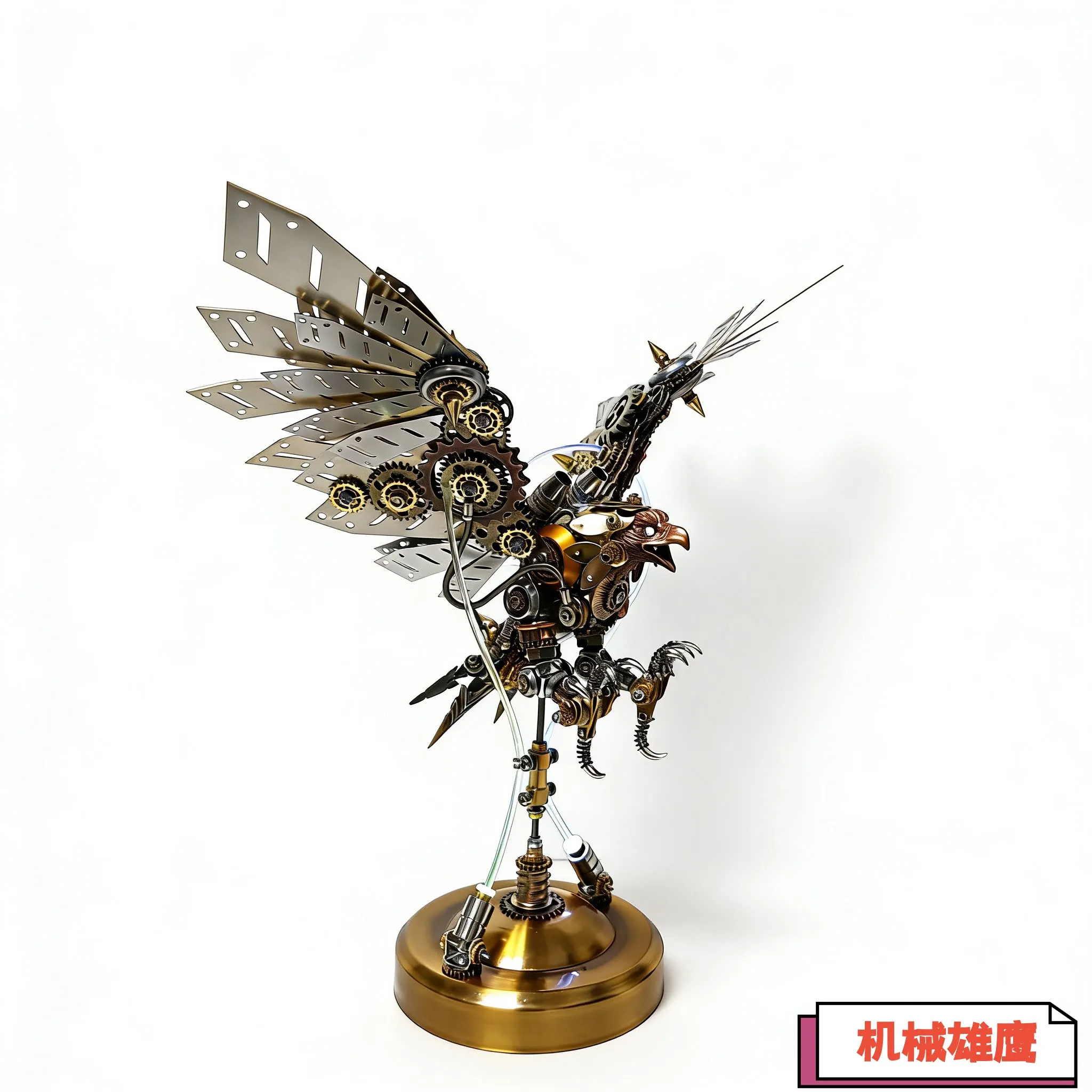 

Steam Punk Eagle Mechanical Model Kit; DIY Metal Puzzle; Handmade Eagle Sculpture; Gift Decoration; Falcon Model; Assembly