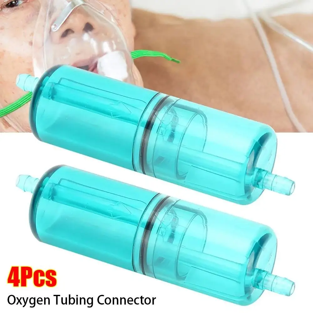 4Pcs Oxygen Generator Oxygen Tubing Connector Nassal Type Replacement Oxygen Tube Accessory Healthy Care Portable