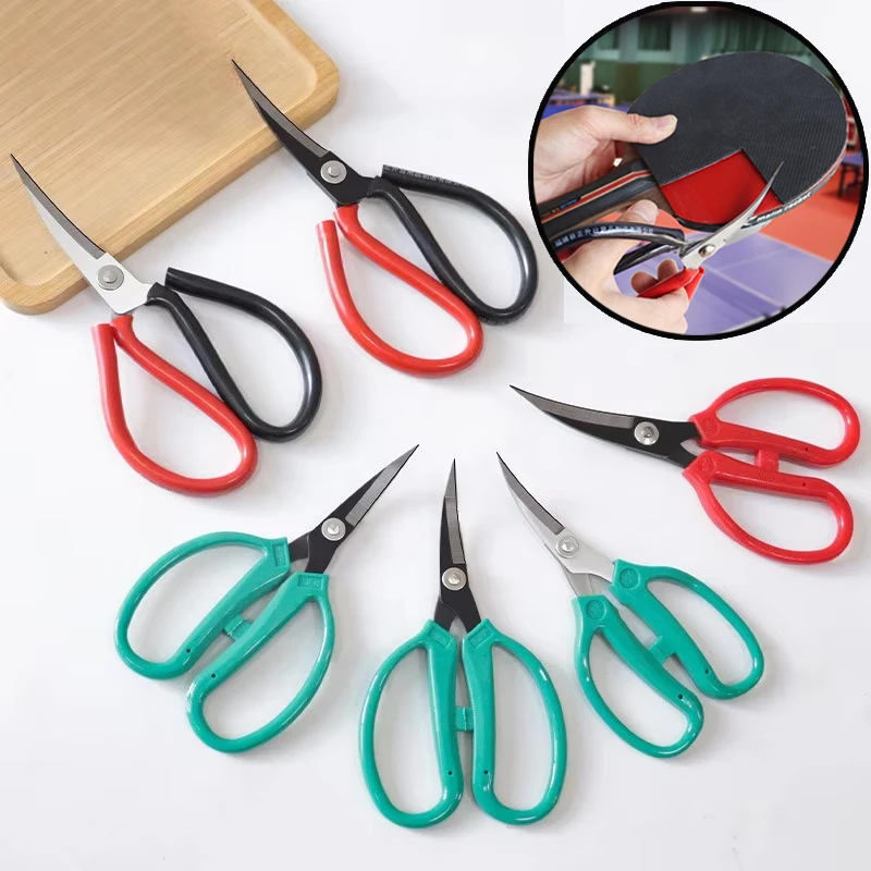 Table Tennis Rubber Elbow Scissors Ping-Pong Bat Rubber Cutting Knife Tool Easy To Use Durable with Ergonomic Handle Design