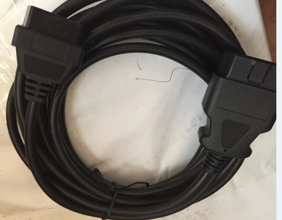 5m OBD2 extension cable 16pin M to F cable ELM327 car computer OBD connection cable 5M