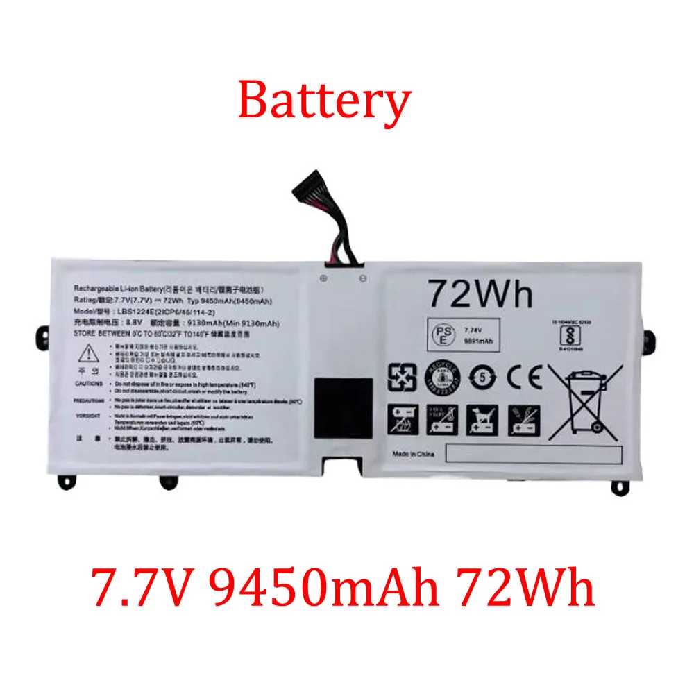 

Laptop Battery For LG EAC63738201 LBS1224E LBR1223E 7.7V 9360mAh 72Wh New