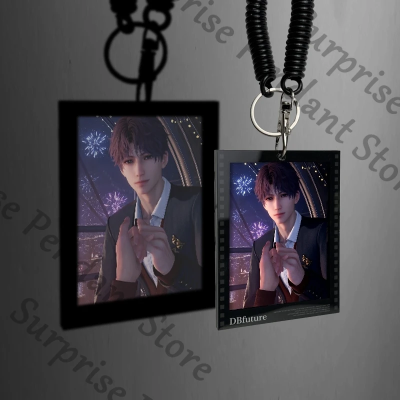 Anime amor e espaço profundo rafayel cosplay dos desenhos animados chaveiro mascote filmes reversão pingente ornamento acessório chaveiro ambido presente