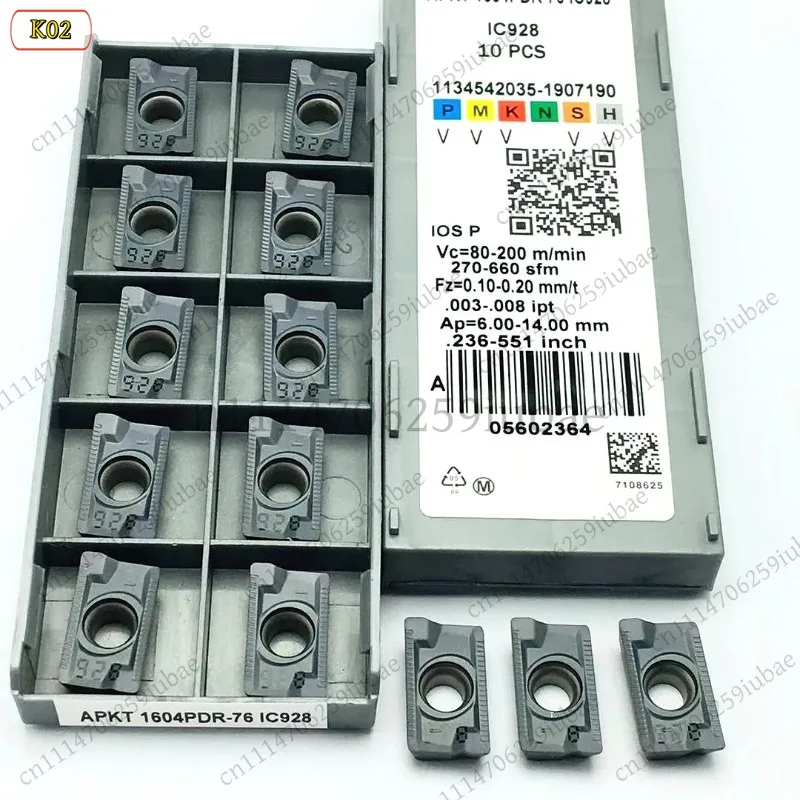 BK_10PCS APKT1604PDER 76 IC928 Carbide Turning Inserts APKT 1604 Milling Cutting Tools Lathe Machine Accessories