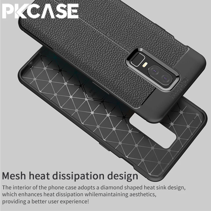PKCASE Shockproof Case For One Plus 13 12 12R 11 11R 10T 10R Ace 5 2 Pro 2V 3 Nord CE2 Lite CE3 N200 Litchi Skin Pattern Cover image 5