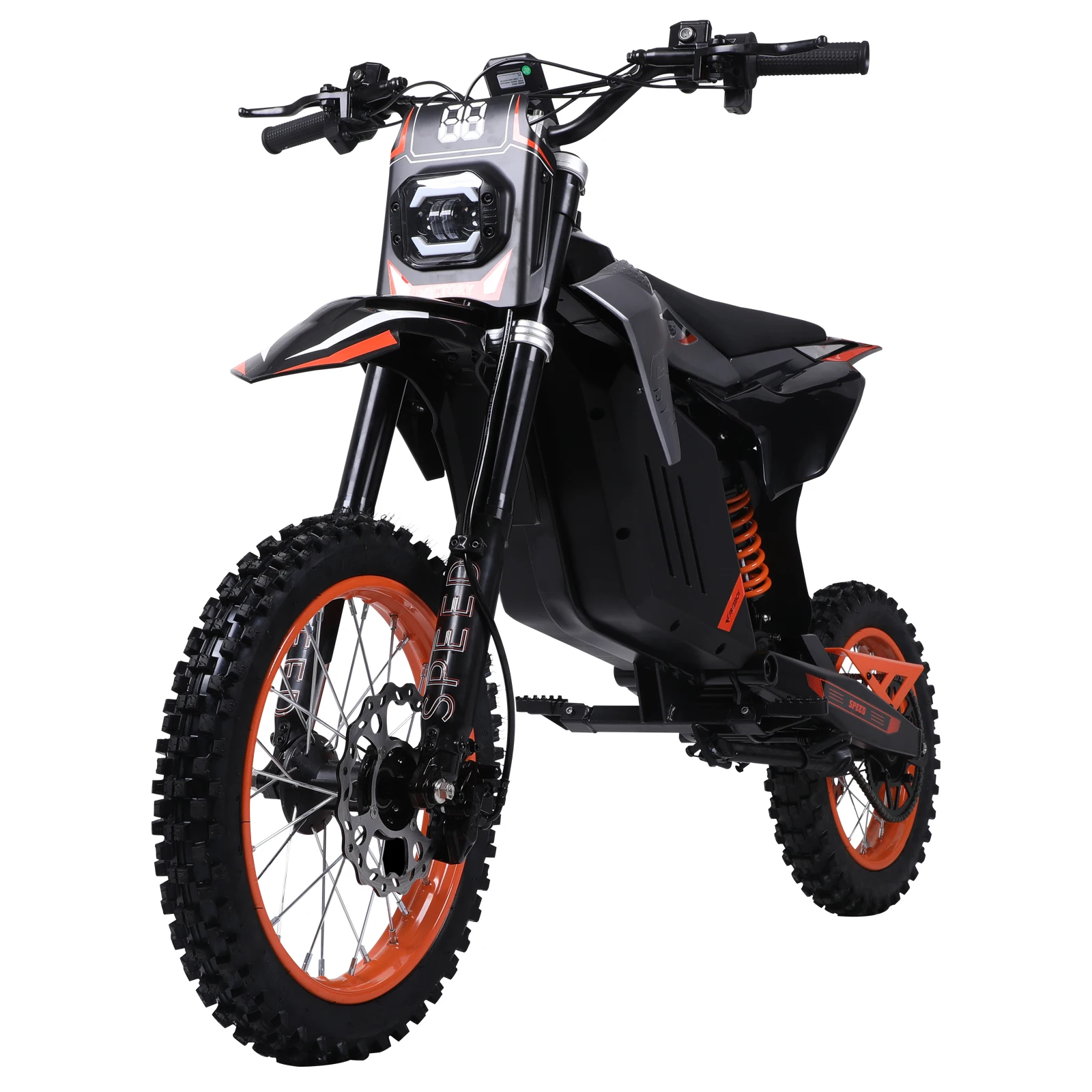 FREEBOY Y88 Adult Electric Bike, Hydraulic Disc Brakes, Front Hydraulic and Rear Spring Shock Absorber, 48V30Ah Battery, 14/12‑Inch Off‑Road Pneumatic Tires, Outdoor Off‑Road Electric Bike