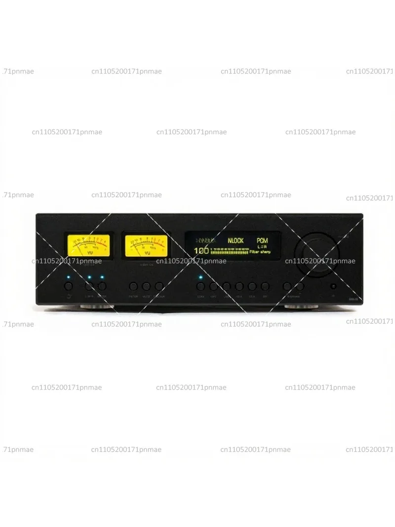 Black Dual AK4499EX DSD Balanced Audio Decoder DAC with Double VU Meter