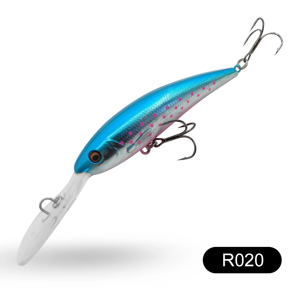 ESFISHING Angelköder Wobbler für Hechtangeln 90mm 16g Easy Sprinter Schwimmender Minnow