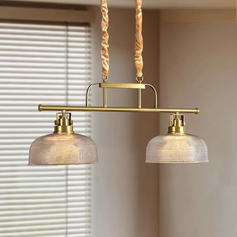 

Nordic Designer Brass Ceiling Pendant Light Rotundity Glass Hanging Lamp Moden Living Room Bedroom Restaurant Kitchen Chandelier