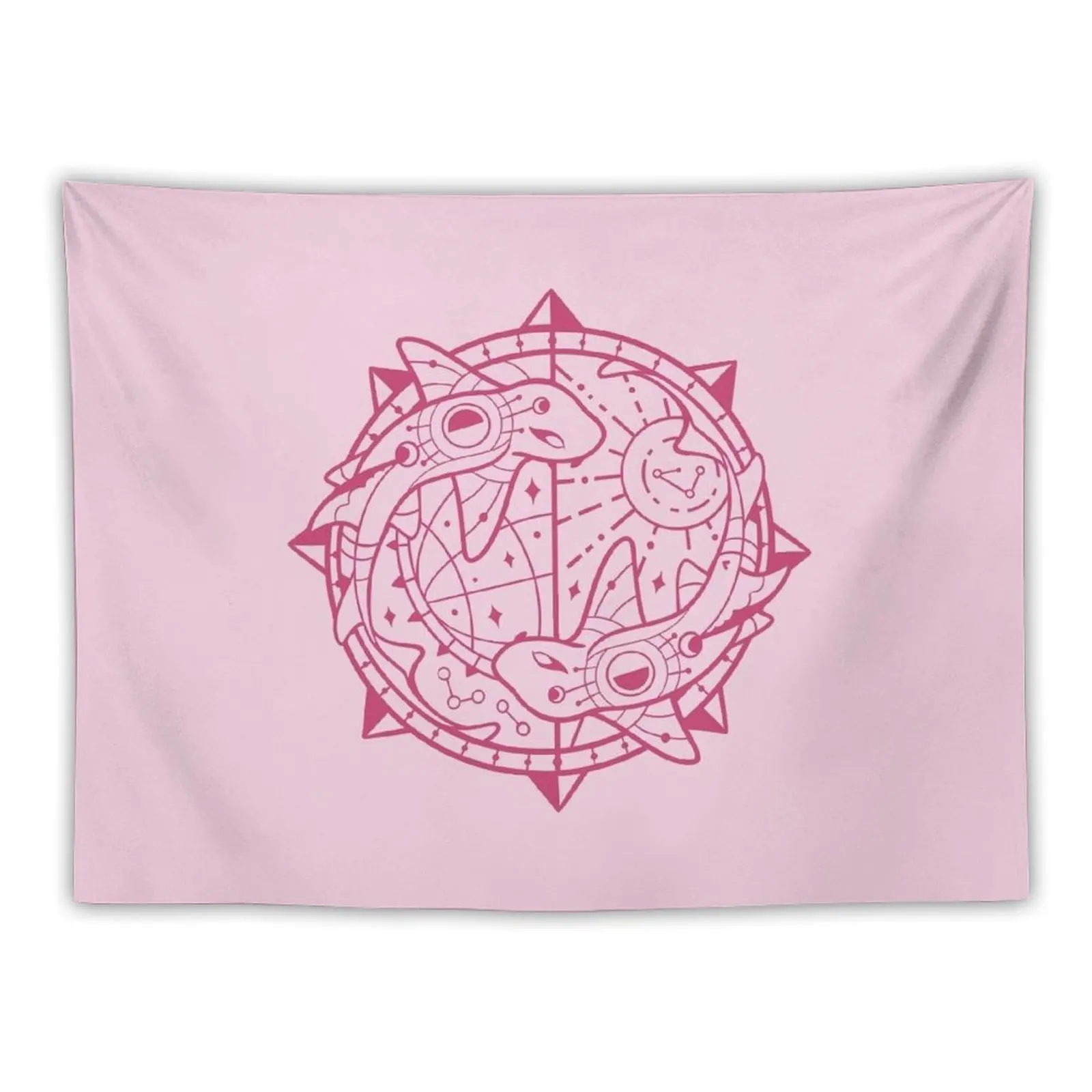 Dogfish Constellation MAGENTA Tapestry For Bedroom Japanese Room Decor Bedroom Decor Aesthetic Tapestry