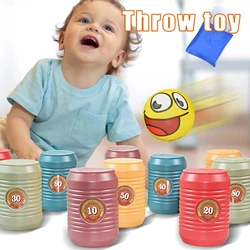 Throwing Cans/Bowling Toy Carnival Yard Games Combo Set Creative Early Educational Toys Great Gifts For Children Indoor Outdoor