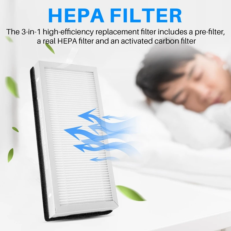 4 Pack Replacement Filters For Medify MA-15 Air Purifier, H13 True HEPA And Activated Carbon Filters,3 In 1 Pre-Filters