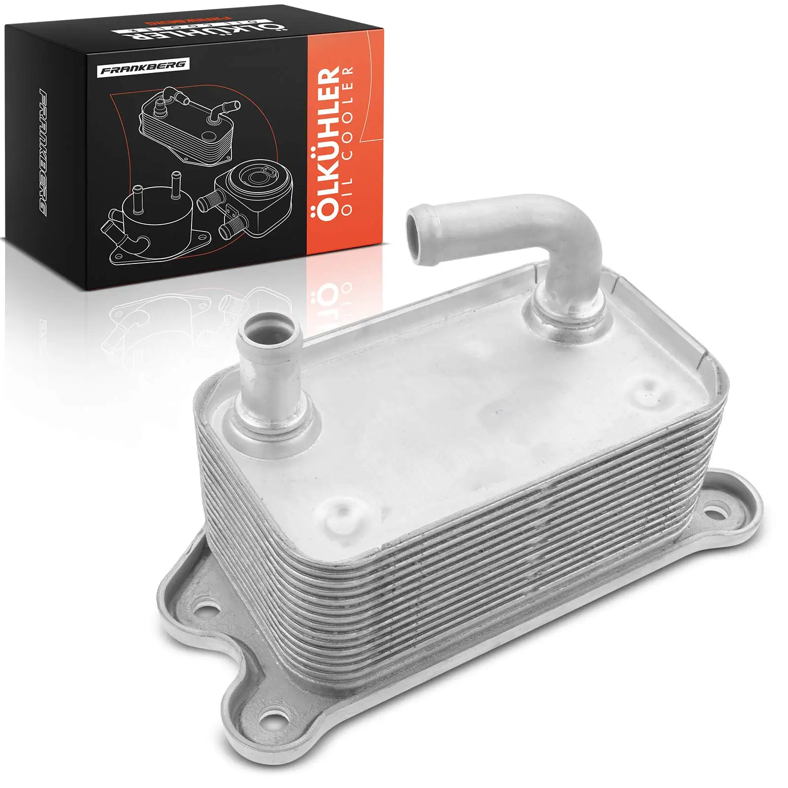 Frankberg 1x Oliekoeler motorolie voor Volvo C30 C70 II S40 II S80 II V50 V70 XC60 XC70 II 9G9N6A642AA 1574884 31201911 30751937