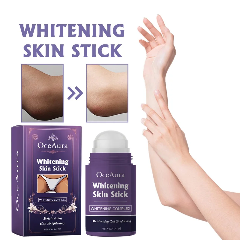 

Whitening Moisturizing Stick For Elbows Knees Armpits Brighten Tone Hydrate Reduce Dullness With Beeswax Centella Squalane