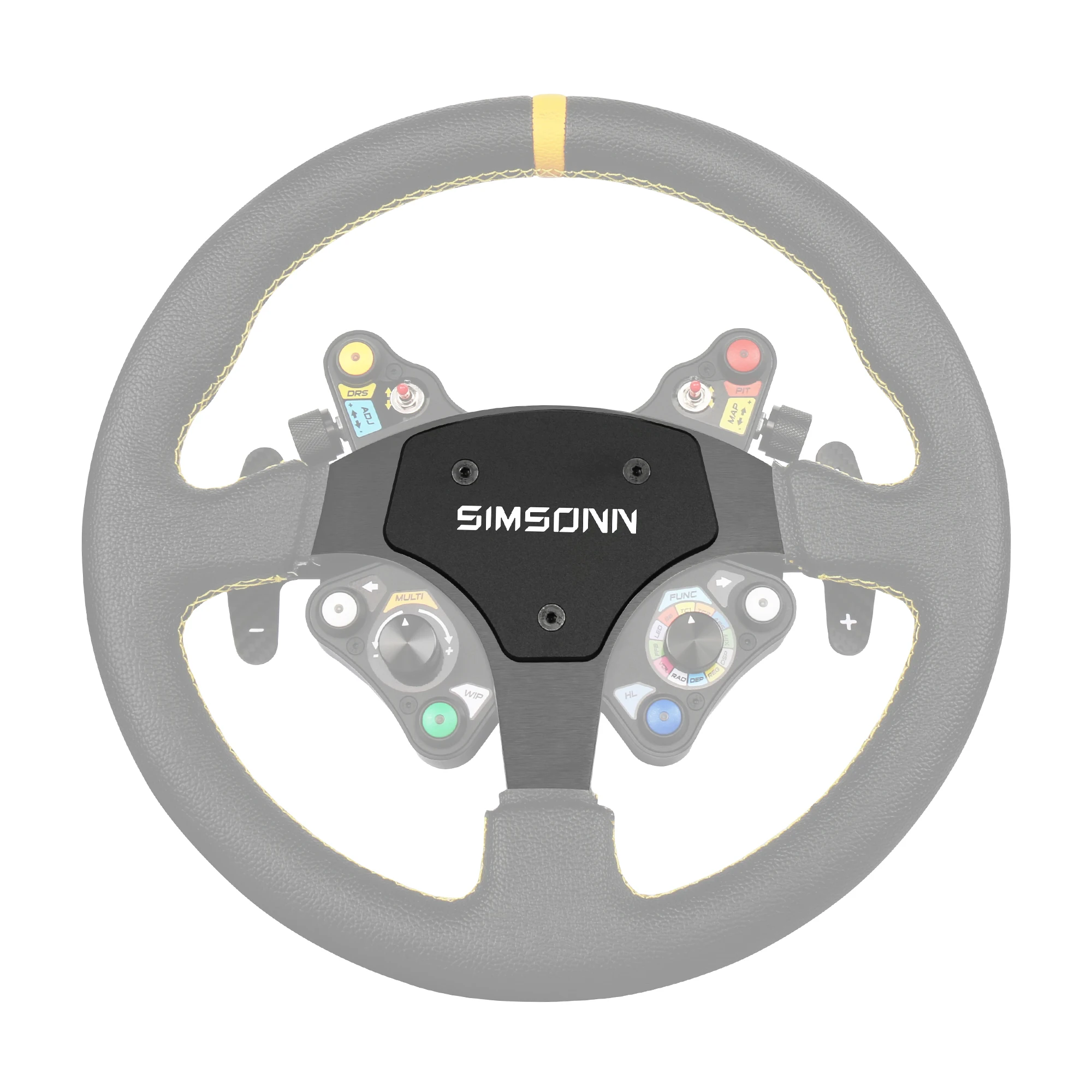 غطاء عجلة قيادة السباق المحاكاة من SIMSONN لألعاب الكمبيوتر ملحق عجلة قيادة السباق SIMSONN