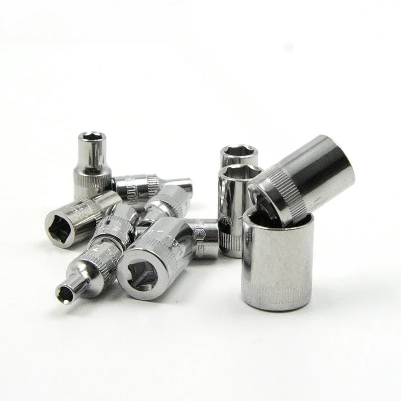 

6.3MM series 6-angle sleeve fast 1/4 hexagonal sleeve head Xiaofei short sleeve 11301-11314