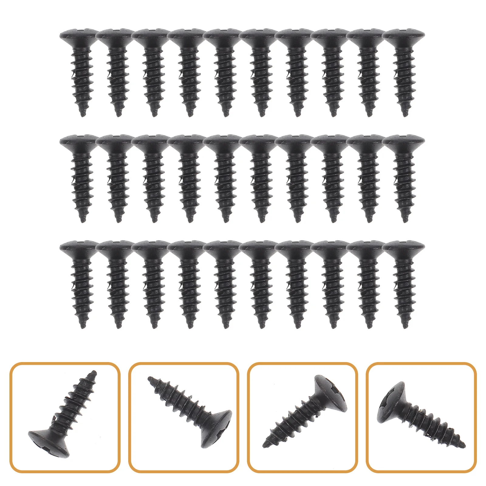 

30pcs Electric Guitar Sturdy Mounting Screws For Electric Bass Small Fixing Accessories Durable Screws Space-Saving