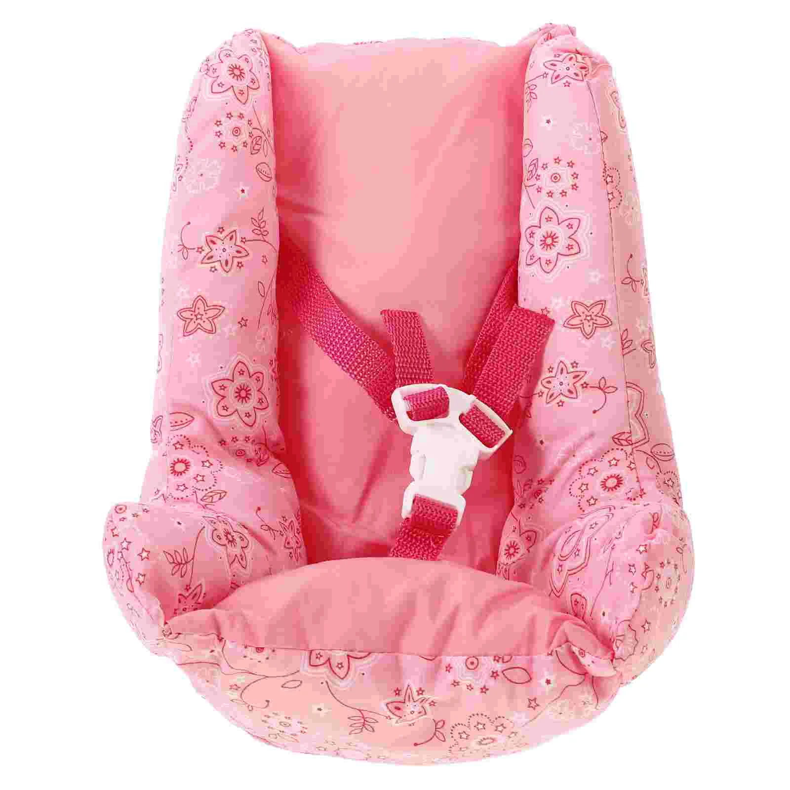 Bracket Baby House Safety Seat Carseats Mini Toys Carrier Cloth Pretend Play Supplies