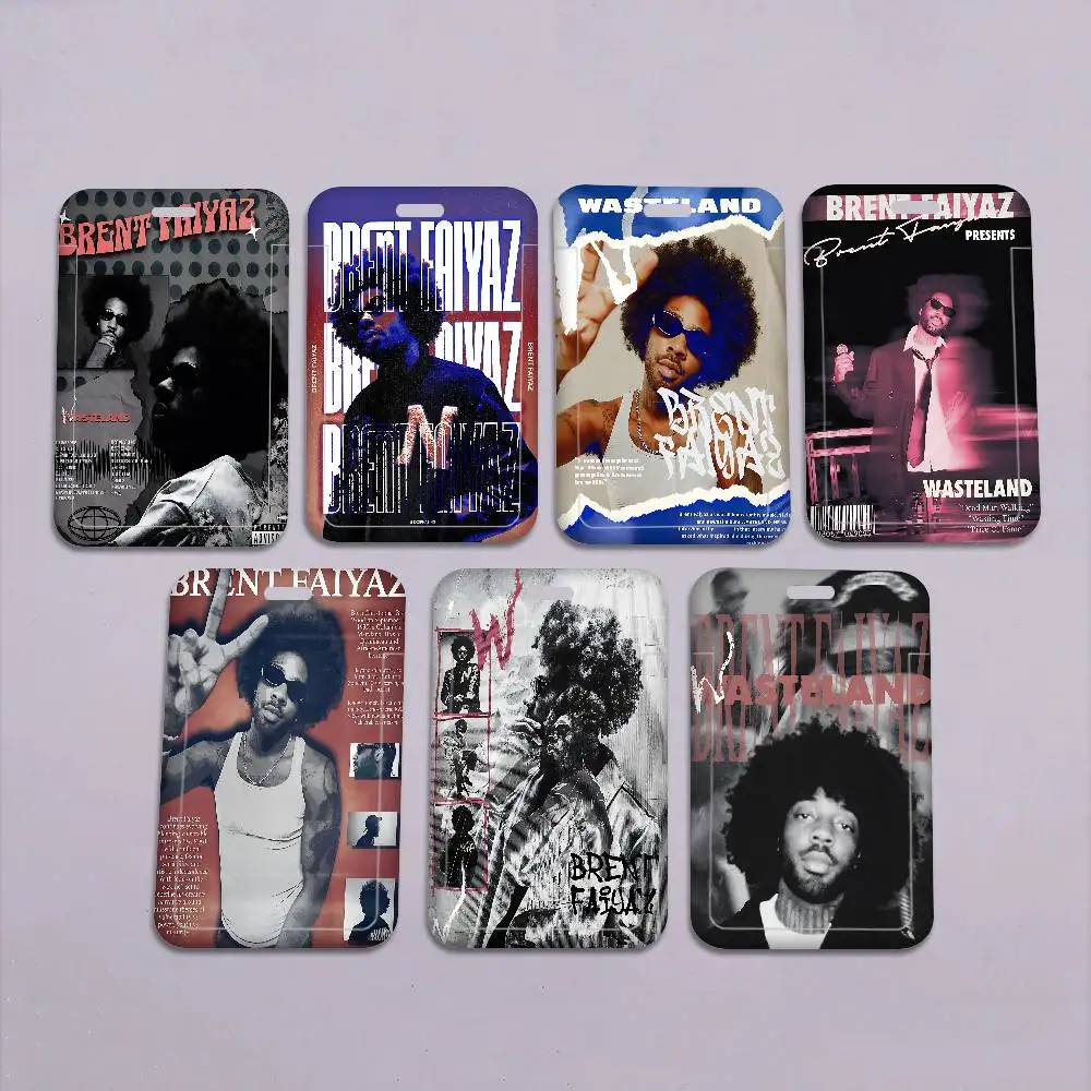 

Singer B-Brent Faiyaz Work Card With Lanyard ID Work Card Holder Bags Case Cover Identity Business Credit Card Holder Bag Case