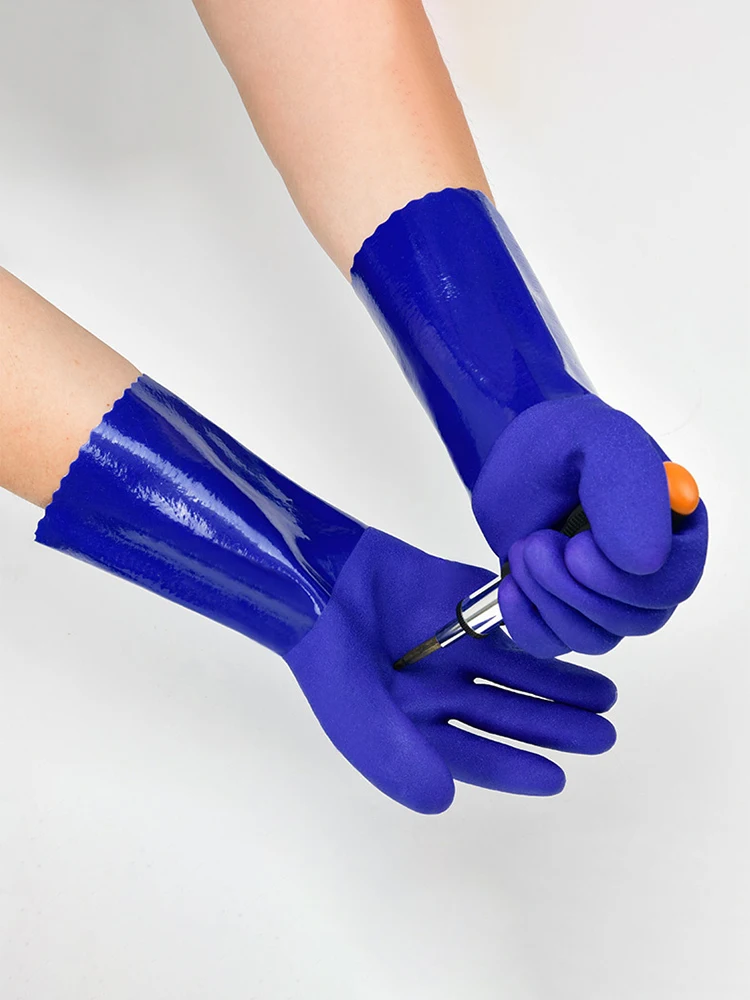 Rubber Household Gloves – Cotton Lined Dishwasher Gloves