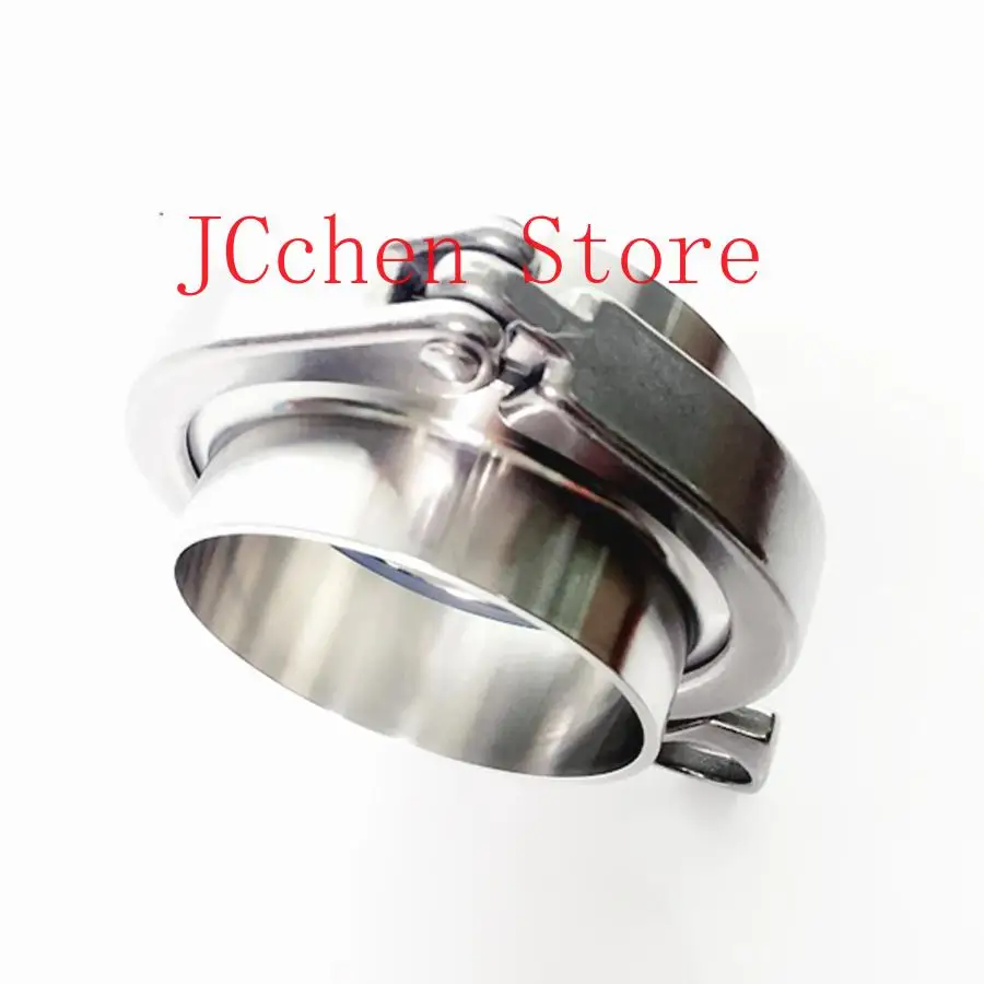 

3-дюймовый тройной зажим x диаметр трубы 76 мм, нержавеющая санитарная нержавеющая сталь, 2 сварных наконечника SS304 + 1 шт. зажим SS304 + 1 силиконовая прокладка для ПК