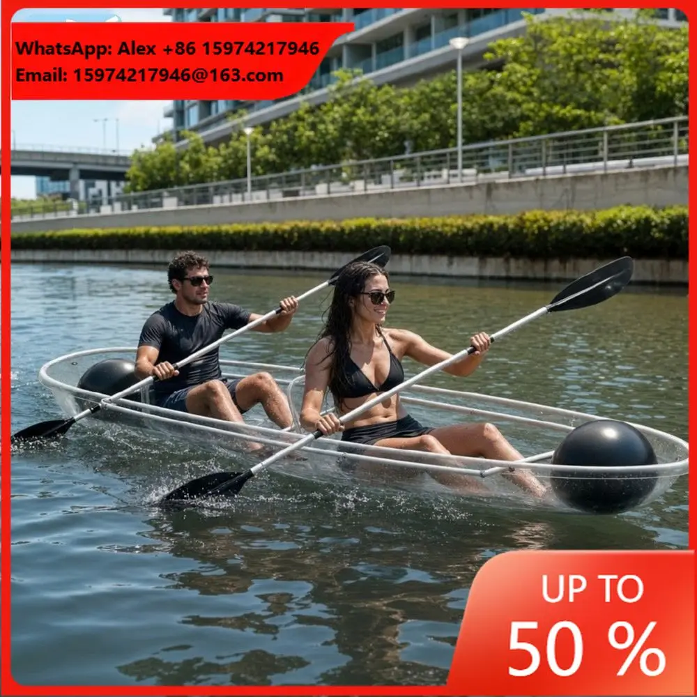 See Through Kayak Seat Side Float Bag Two Seater With Complete Set For Fishing Manufactory From China Lumark Shatterproof