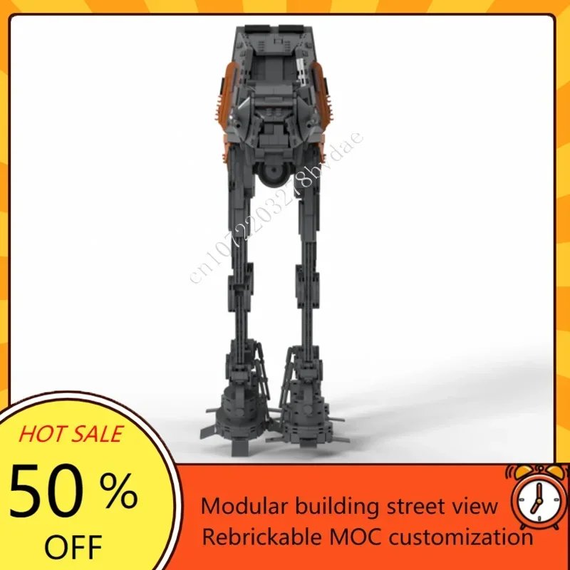 2945CS AT-ACT Walker Space War Military MOC SpaceShip Battle Model Custom Puzzle Architecture DIY Education Assembly Model Gifts