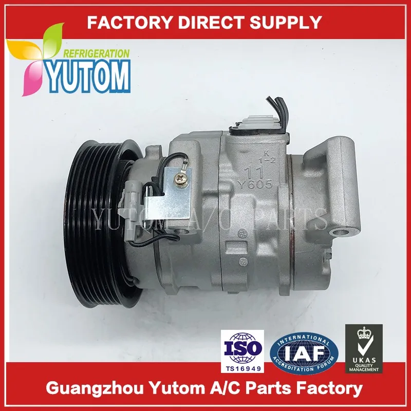 10S11C Compressor For TOYOTA Hilux 2.5 2KD/Vigo/Innova DSL Auto AC Compressor 88310-0K132 88320-0K080 88310-0K110 88320-0K240