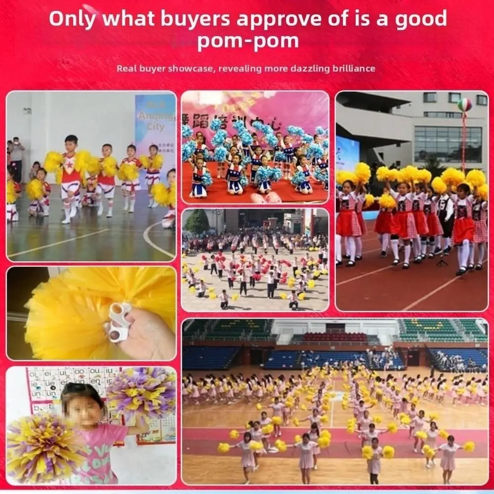 28 سنتيمتر لعبة أطفال بوم بومس متعدد الألوان أربعة البنصر الهتاف الكرة الحيوانات الأليفة تأتي على الدعائم الرياضة مباراة الصوتية الكرة #4