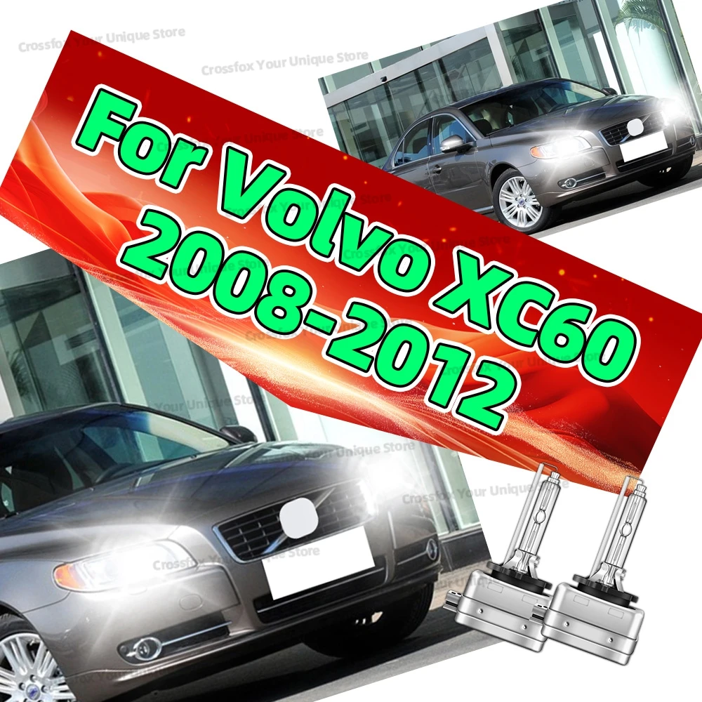 

2 шт. 6000K 8000K 10000K HID ксеноновые фары D1S 12 В 35 Вт лампы для фар для Volvo XC60 2008-2012 V60 2010-2013 V70 2008-2017